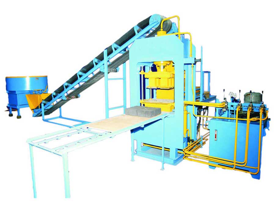 Semi Automatic Bricks Machine